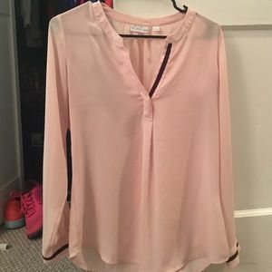New York & Company Sheer Blouse