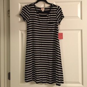 Black and white dress