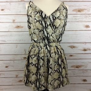 Sexy backless romper