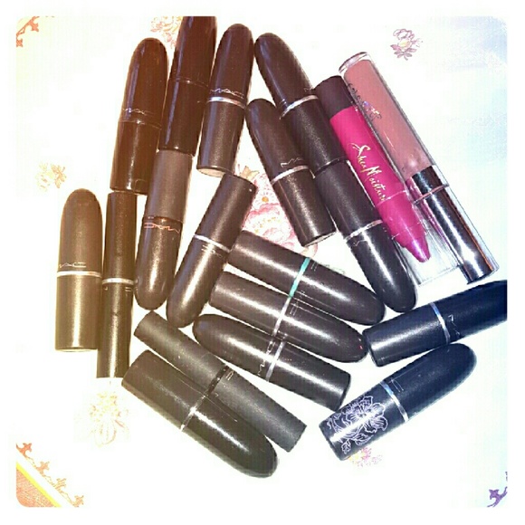 MAC lipsticks - used - see pics