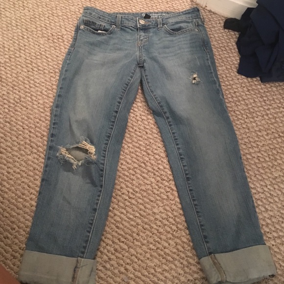 GAP Straight cropped Jeans