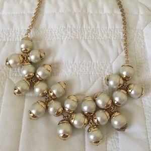 J. Crew pearl cluster necklace