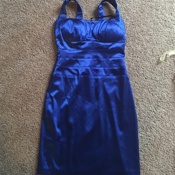 Royal blue dress