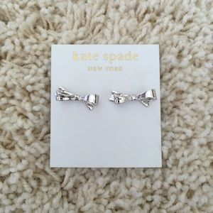 Kate spade bow earrings!