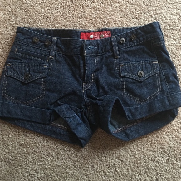 Dark blue Guess jeans shorts