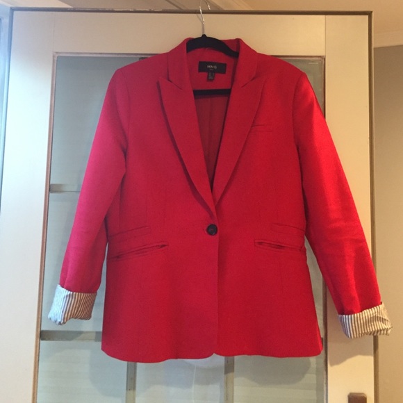 Red blazer