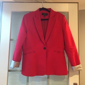 Red blazer