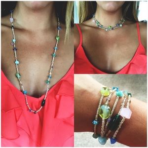 🏵Gold Beaded Stretchy Wrap Bracelet🏵