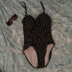 Polka Dot Retro one piece swim suit