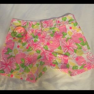 Lilly Pulitzer Palm Beach Flower Cocktail Shorts