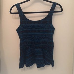 Peplum tanktop