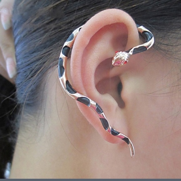 Jewelry - Single Snake Stud Wrap Around Earring