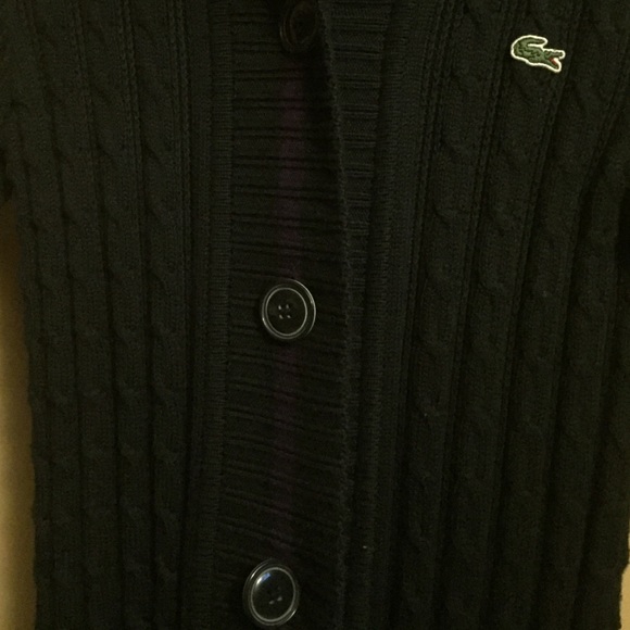 Lacoste button-up tunic sweater - Picture 4 of 4