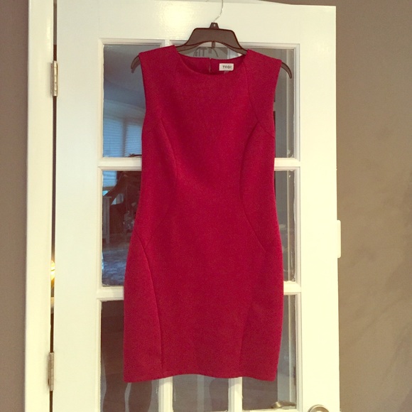 Maroon dress from Tobi