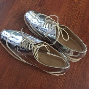 Zara metallic creepers