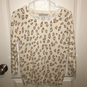 Cheetah Print Crew Neck from Banana Republic