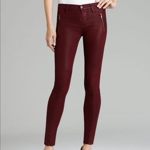 Hudson Moto Biker super skinny jean