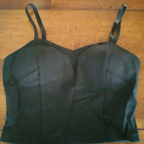 NWT BUSTIER CROP TOP, HAS PADDING