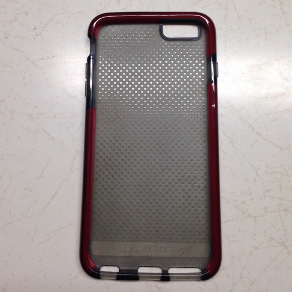 iPhone 6 Plus case Plastic with Red band