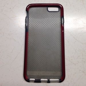 iPhone 6 Plus case Plastic with Red band
