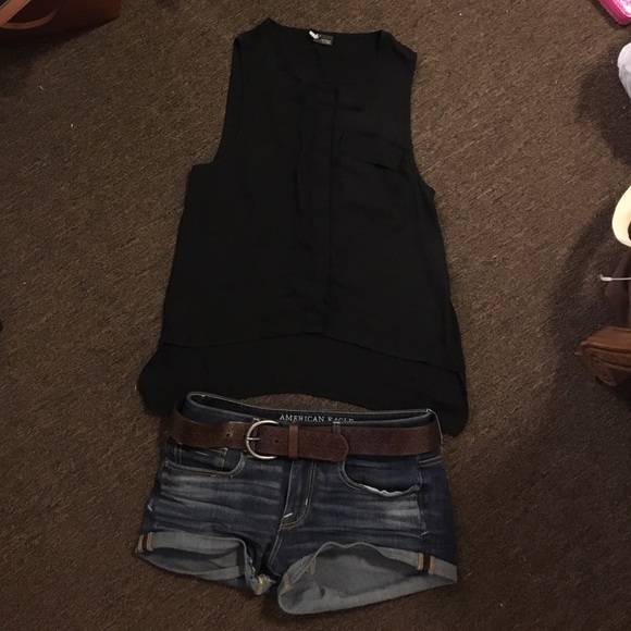 Cute Black Tank Top