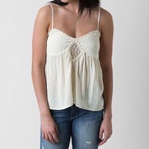 Coco & Jameson off-white tank top from Buckle