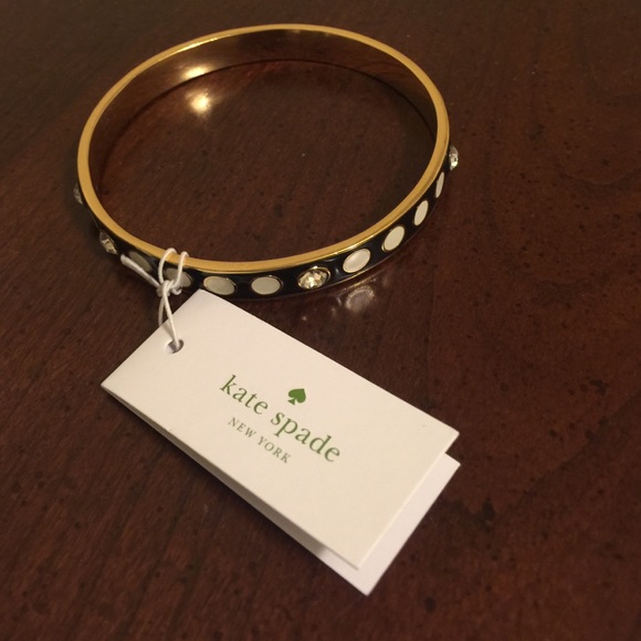 Kate Spade Gold and Black Bangle