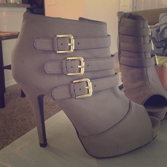 Grey Dollhouse Booties