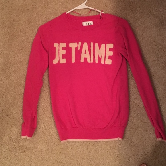 Pink sweater