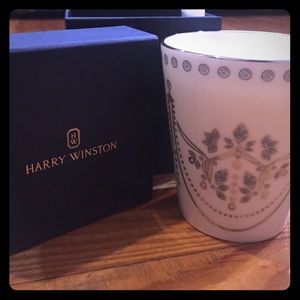 Brand new Harry Winston porcelain candle