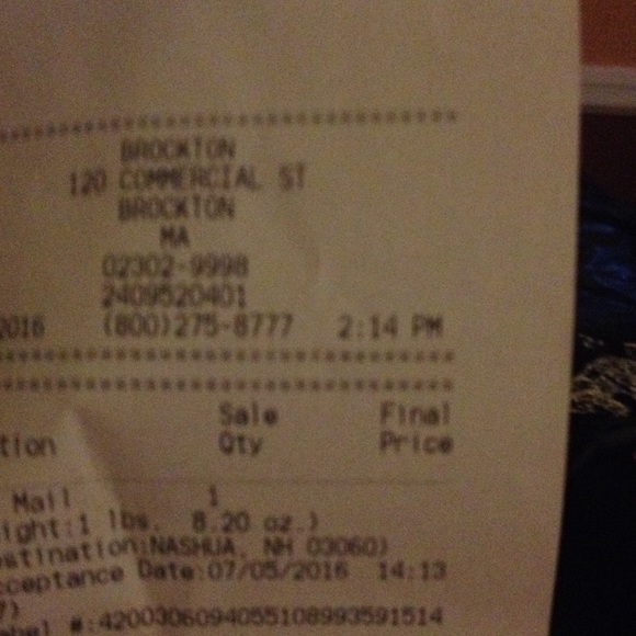 Proof of shipping. - Picture 2 of 2