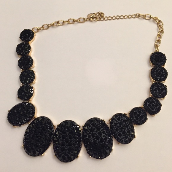 Black and Gold statement necklace
