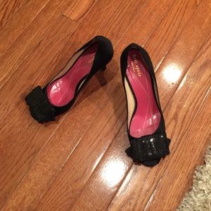 Kate spade sequins peep toe