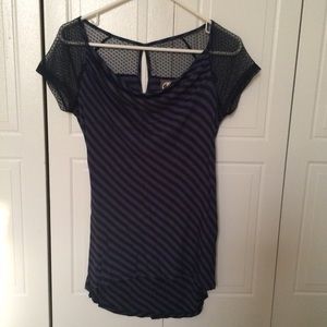 Anthropologie cowl neck top. Size: Small