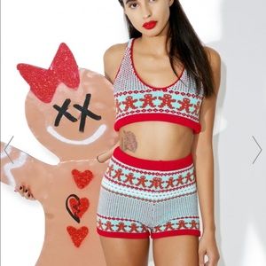 NWT knittykitty dolls kill bralette