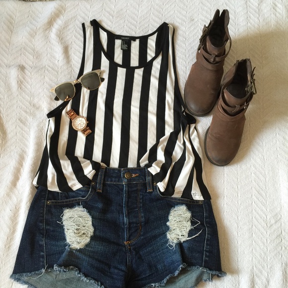 striped tank top