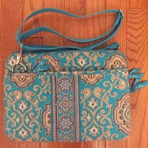 Vera Bradley Totally Turq Mini-Laptop/ Tablet Case