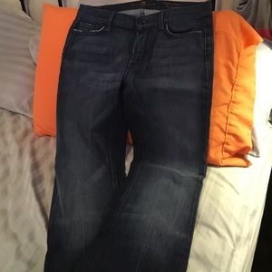 7 for all mankind high waist boot cut jeans