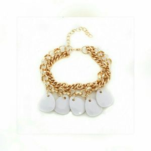FRIDAY SALE💥Unique White and Gold Chain Bracelets