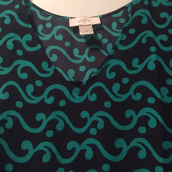 Anne Taylor Loft Pattern Blouse - Picture 3 of 3