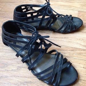 Black Lace Sandals!