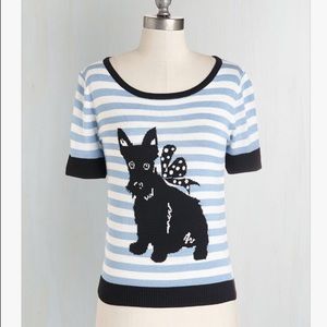 Modcloth "Beam Me Up Scottie Top" in 1x