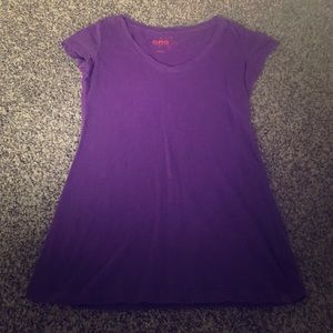 Purple vneck