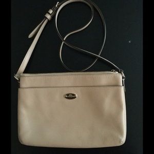 Nude coach crossbody