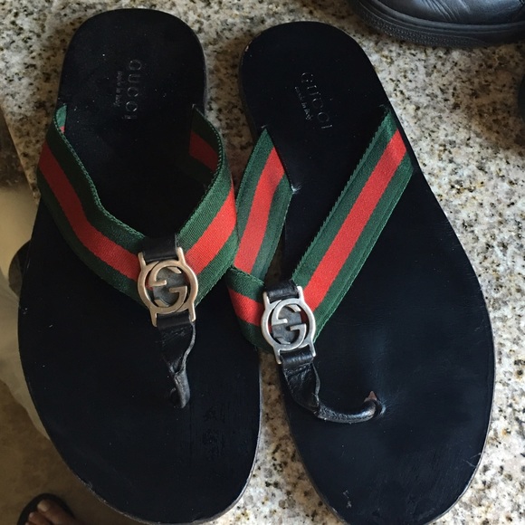 Gucci men sandals size 10 1/2
