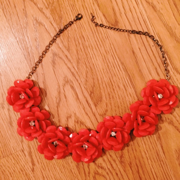 Accessories - J. Crew Inspired Flower Statement Necklace