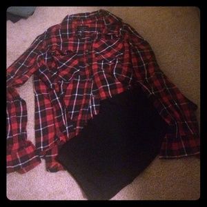 ❤️ flannel & legging bundle