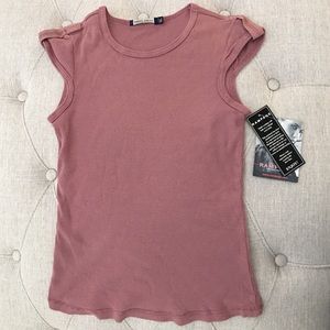 Rampage Shirts & Tops - 🆕 ✅ NWT: Rampage Dusty Pink Tee/Tank Rampage Shirts & Tops - 🆕 ✅ NWT: Rampage Dusty Pink Tee/Tank