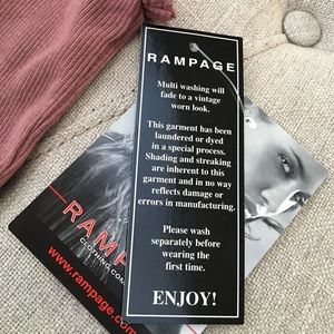 Rampage Shirts & Tops - 🆕 ✅ NWT: Rampage Dusty Pink Tee/Tank Rampage Shirts & Tops - 🆕 ✅ NWT: Rampage Dusty Pink Tee/Tank