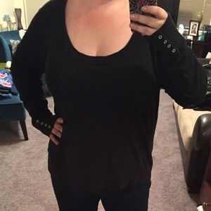 ⚡️SALE ⚡️Scoop neck black sweater